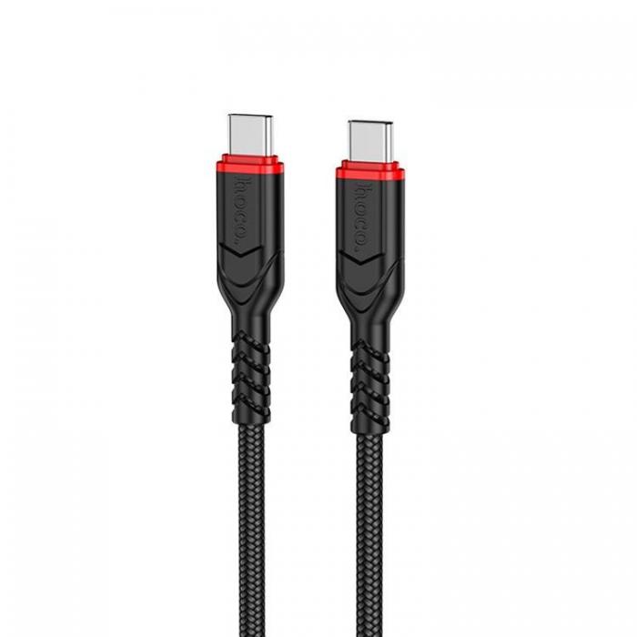 Hoco - Hoco USB-C till USB-C 60W 3A 3m Kabel X59 - Svart