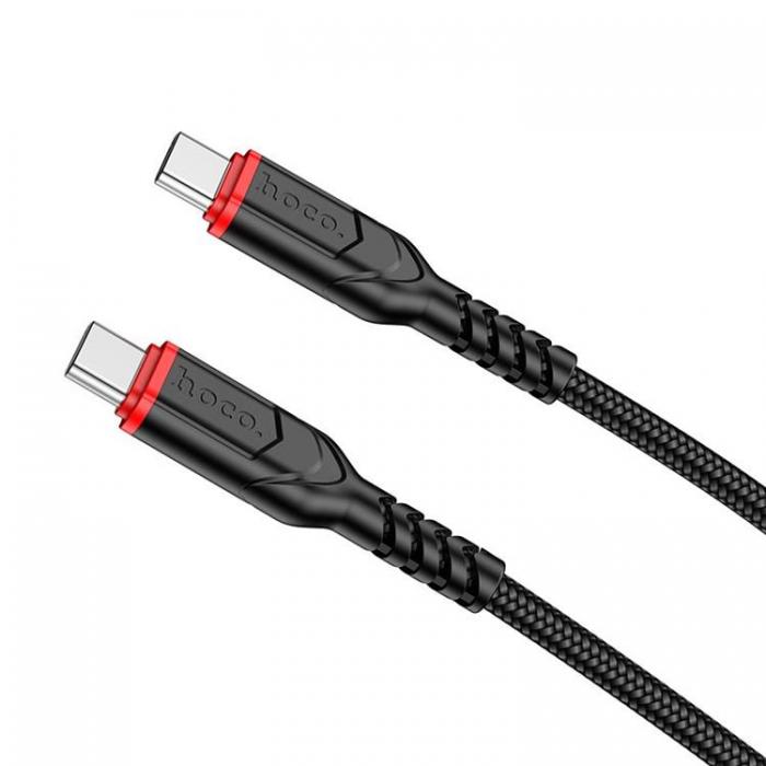 Hoco - Hoco USB-C till USB-C 60W 3A 3m Kabel X59 - Svart