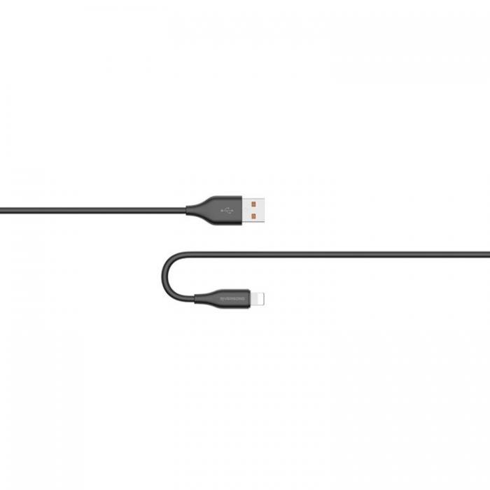 Riversong - Riversong USB-A Till Lightning Kabel 1m 3A Beta 09 - Svart