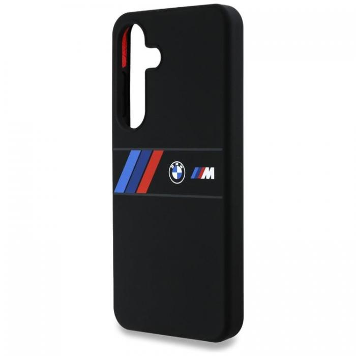 BMW - BMW Galaxy S25 Ultra Mobilskal MagSafe Middle Tricolor Stripes - Svart