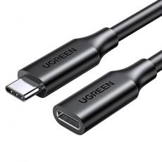 Ugreen - Ugreen Förlängning Kabel USB-C Hane Till USB-C Hona 100W 1m - Svart