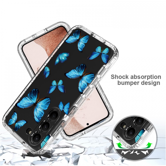 A-One Brand - Galaxy S23 Plus Skal Pattern Printing - Bl Butterfly