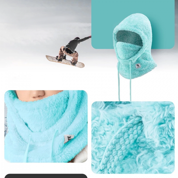 Qunature - Qunature Ski Balaclava Storlek M Arctic Velvet - Mint