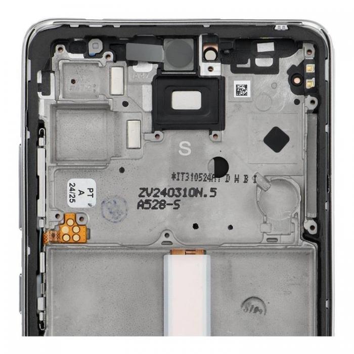 SpareParts - Galaxy A52S 5G Skrm med LCD-display Service Pack Vit