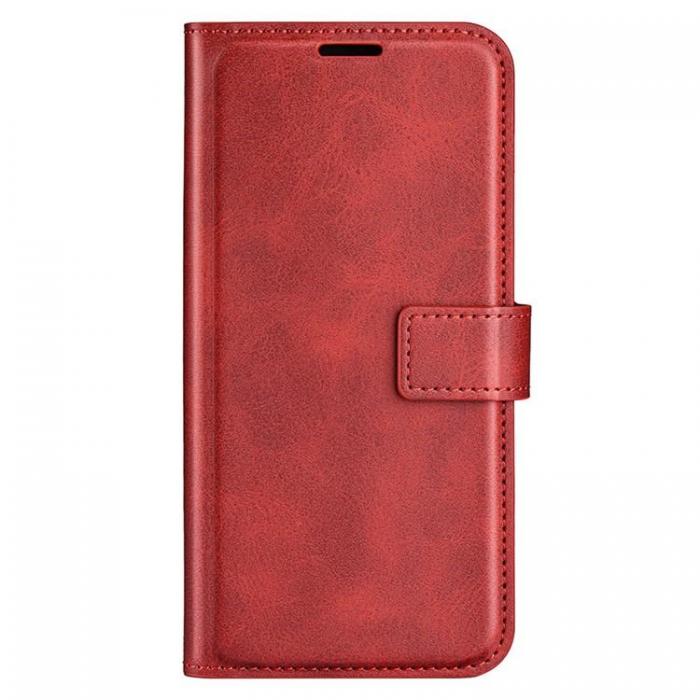 A-One Brand - iPhone 15 Pro Plnboksfodral Calf Flip Folio - Rd