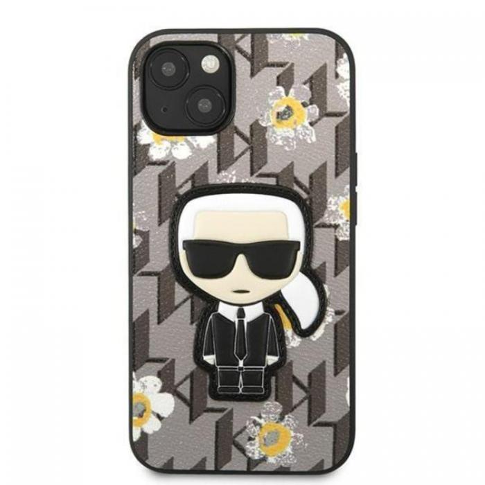 KARL LAGERFELD - Karl Lagerfeld iPhone 13 Skal Flower Ikonik Karl - Gr