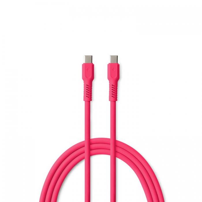 Colorum - Colorum USB-C till USB-C Kabel 1.8m 3A - Magenta