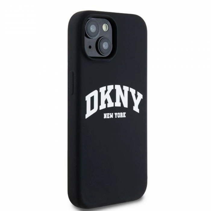 DKNY - DKNY iPhone 11/XR Mobilskal MagSafe Silikon Vit Logo