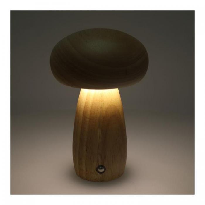 A-One Brand - Bordslampa Vid Sngen Mushroom Art Deco MTWTHN - Tr