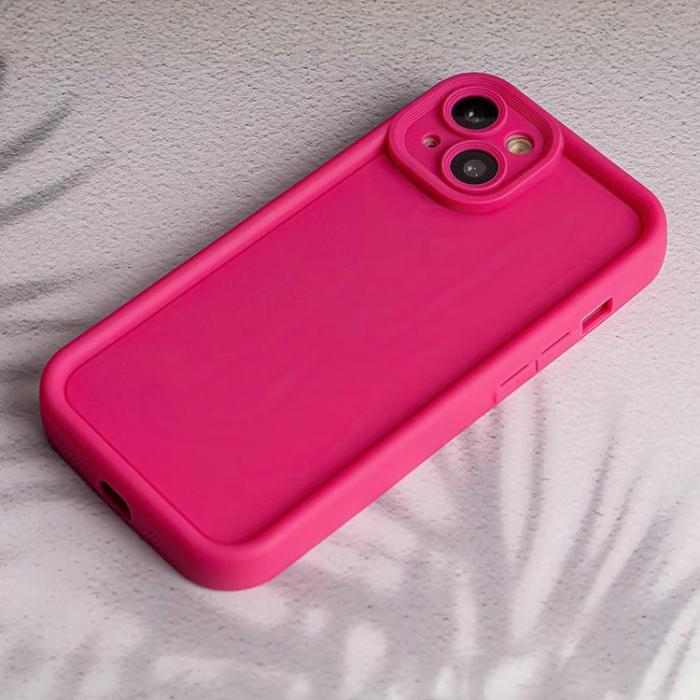 A-One Brand - iPhone 15 Pro Mobilskal Rim TPU - Rosa