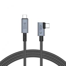 Tech-Protect - Tech-Protect Type-C Kabel Ultraboost Max L 40GBPS PD 240W 150cm - Grå