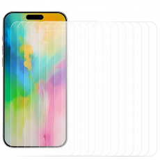 A-One Brand - [10-Pack] iPhone 16 Pro Max Härdat Glas Skärmskydd - Transparent