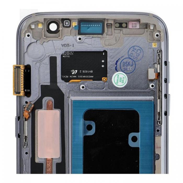 SpareParts - SAMSUNG S7 Skrm med LCD-display FixCell Renoverade - Svart