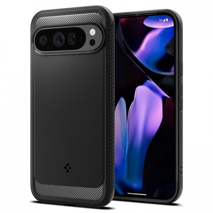 Spigen - Spigen Google Pixel 9 Pro XL Mobilskal Rugged Aromor - Matte Svart