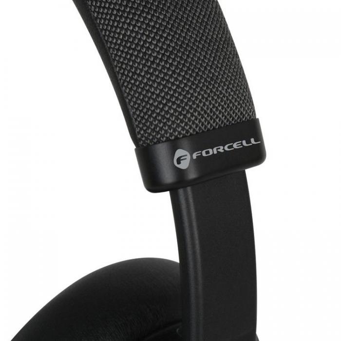 Forcell - Forcell Hrlurar Over-ear Trdlsa ANC Touch Beat F Audio - Svart