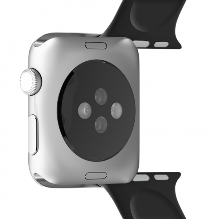 Puro - Puro Apple Watch 42/44/45/49 mm Armband Silikon - Svart