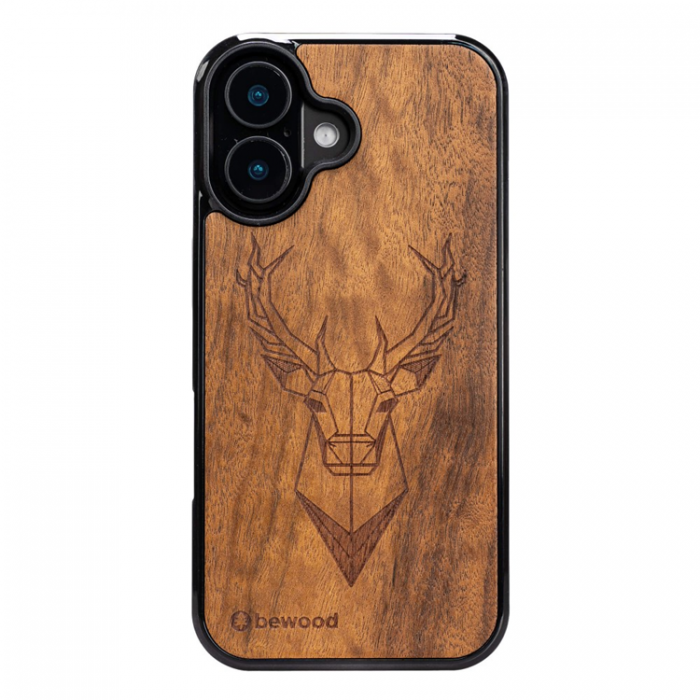 Bewood - Bewood iPhone 16 Mobilskal Deer Imbuia