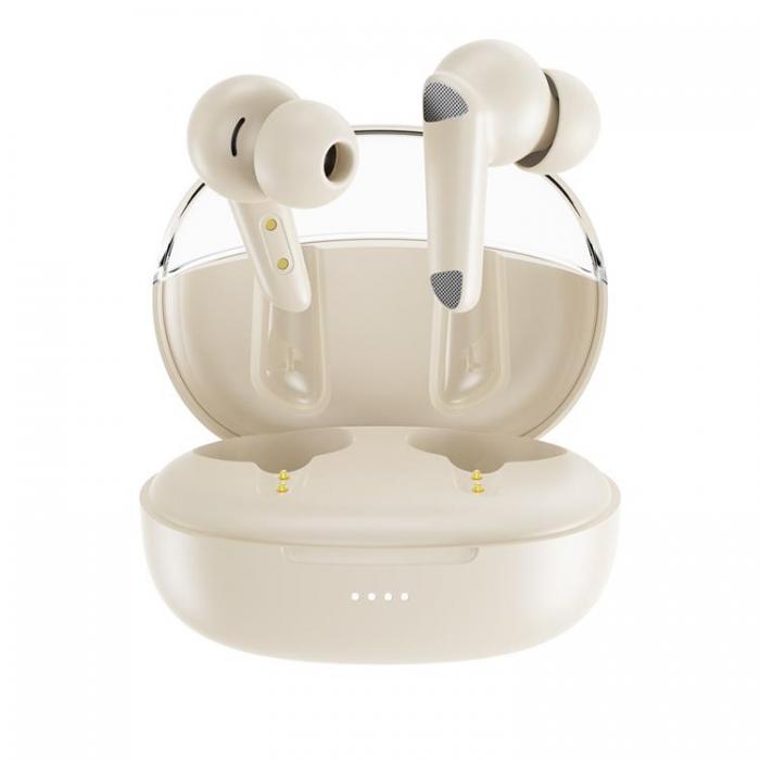 XO - XO TWS In-Ear Hrlurar Trdlsa Bluetooth ANC ENC G22 - Beige