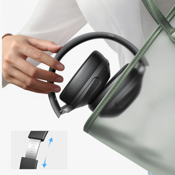 Joyroom - Joyroom Over-Ear Hrlurar Trdlsa ANC Bluetooth - Svart