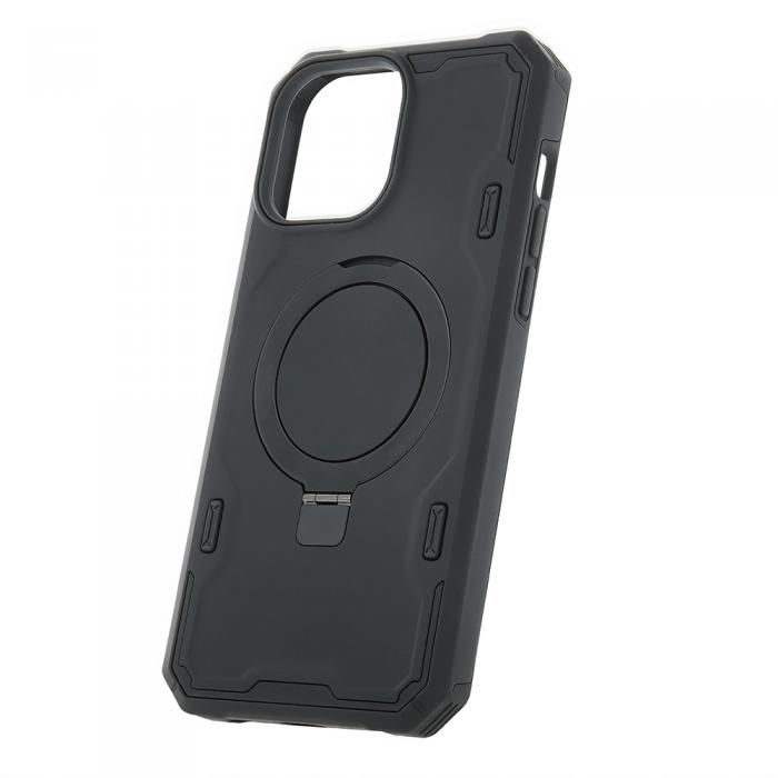 OEM - Defender Mag Ring Skal iPhone 12 Pro Max Stttligt Svart