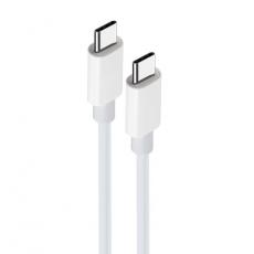 Maxlife - Maxlife USB-C till USB-C kabel 2m 100W MXUC-05 - Vit