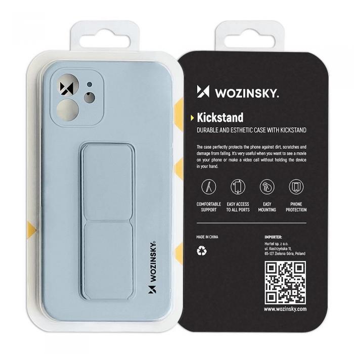 UTGATT1 - Wozinsky Kickstand Silikon Skal iPhone 12 & 12 Pro - Mint