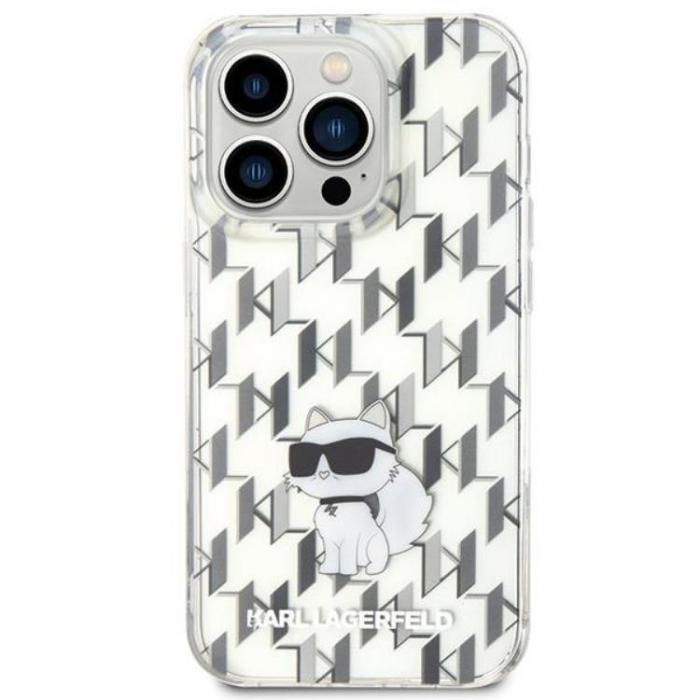 KARL LAGERFELD - Karl Lagerfeld iPhone 15 Pro Max Mobilskal Monogram Choupette