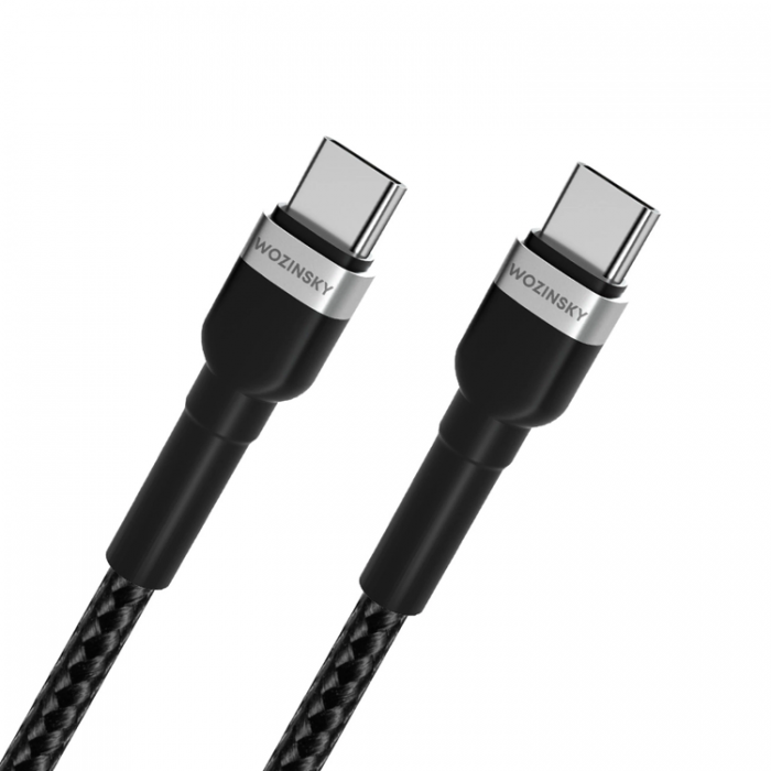 Wozinsky - Wozinsky USB-C/USB-C PD 65W Kabel 2m - Svart