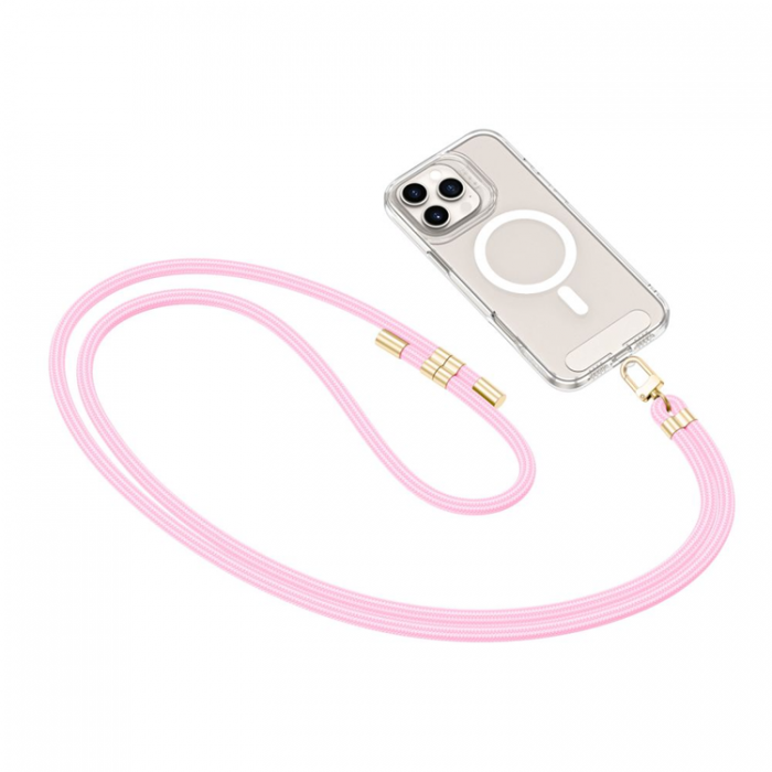 Tech-Protect - Tech-Protect Mobilrem Crossbody C7S - Rosa/Guld