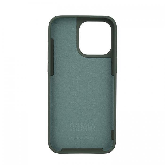 Onsala - Onsala iPhone 15 Pro Max Mobilskal Magsafe Silicone - Olive Grn