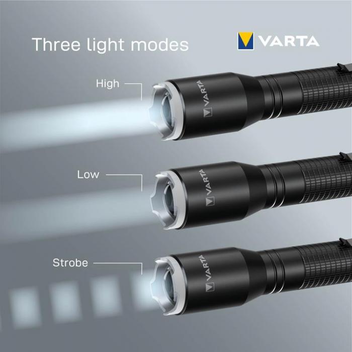 VARTA - Varta Aluminium Light F20 Pro Ficklampa 250 lm