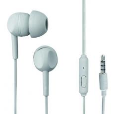 Thomson - Thomson In-Ear Hörlurar Trådbunden med Mikrofon Jack 3.5 mm - Grå