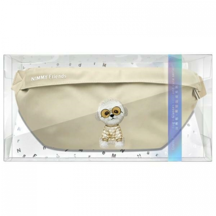 NIMMY - Nimmy Axelvska Crossbody Glasses Cool Dog - Khaki