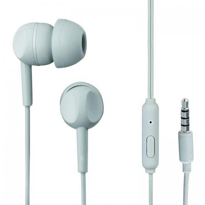 Thomson - Thomson In-Ear Hrlurar Trdbunden med Mikrofon Jack 3.5 mm - Gr