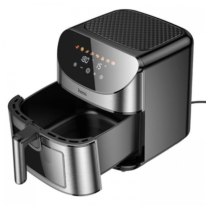 Hoco - Hoco Airfryer med Pekskrm och Fnster 8L 1700W - Svart