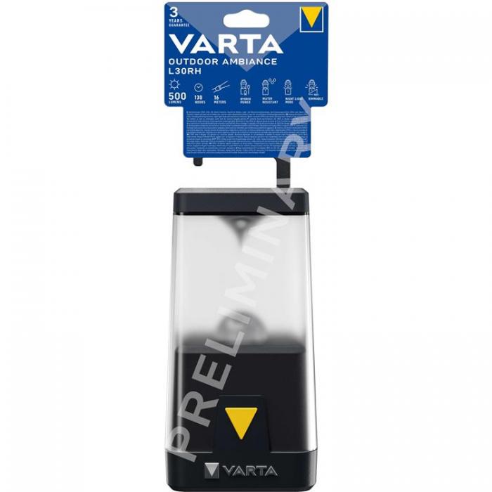 VARTA - Varta Outdoor Ambiance L30RH Lantern Campinglykta