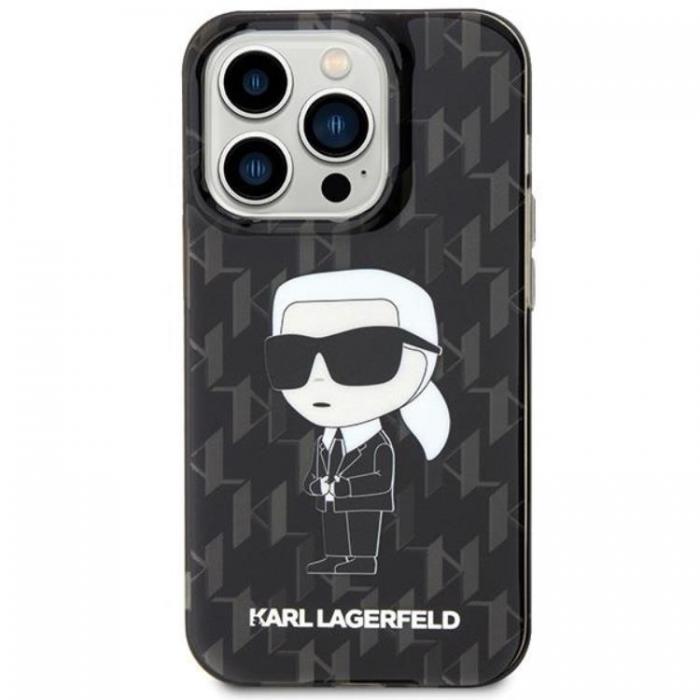 KARL LAGERFELD - KARL LAGERFELD iPhone 15 Pro Mobilskal Monogram Ikonik - Transparent