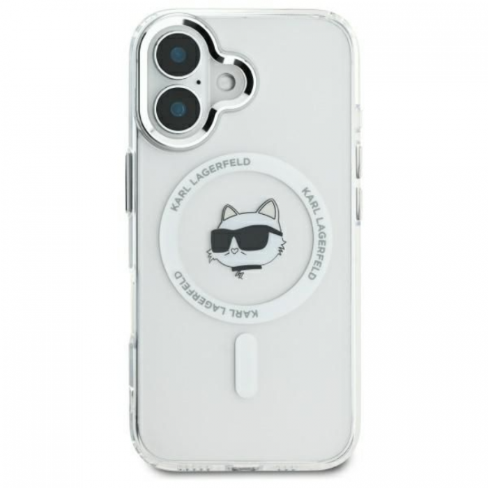 KARL LAGERFELD - Karl Lagerfeld iPhone 16 Plus Mobilskal MagSafe IML Choupette