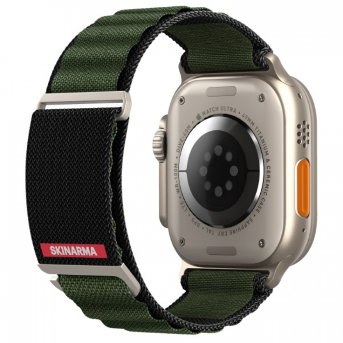 Skinarma - Skinarma Apple Watch Ultra (44/45/49mm) Armband Kobu - Olive