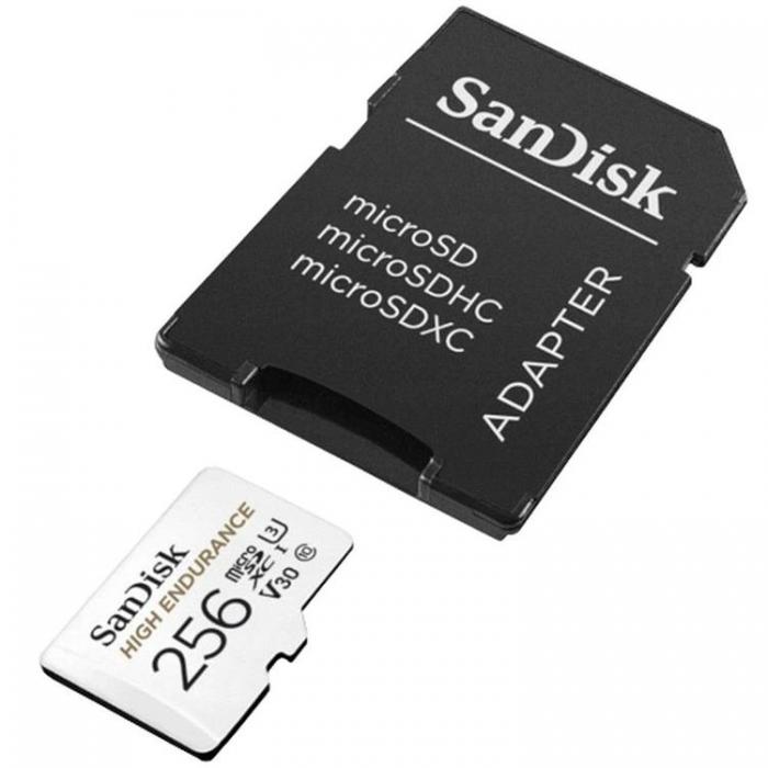 Sandisk - Sandisk Minneskort microSD 256GB 100MB/s med Adapter