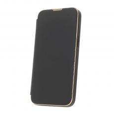 Guldlam - Guldram Magnet fodral iPhone 13 Pro Svart