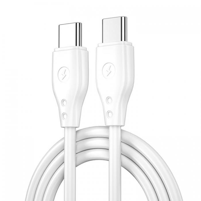 WIWU - WIWU USB-C Till USB-C 67W Kabel 1m Pioneer - Vit