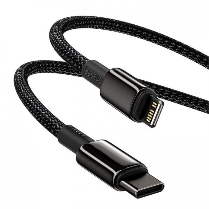 BASEUS - Baseus USB-C till Lightning kabel 20 W 1m Fast - Svart