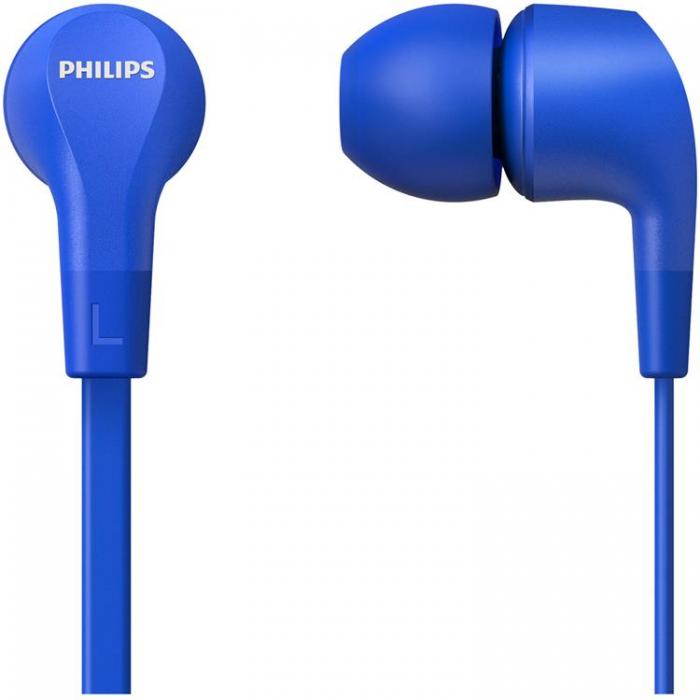 Philips - Philips Trdanslutna In-Ear-Hrlurar med inbyggd fjrrkontroll - Bl