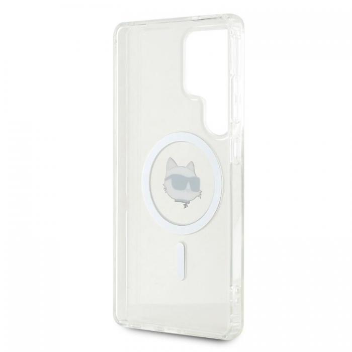 KARL LAGERFELD - Karl Lagerfeld Galaxy S25 Ultra Mobilskal MagSafe Choupette Printed Logo - Vit