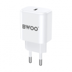 BWOO - BWOO Väggladdare 20W USB-C BO-CDA105 - Vit