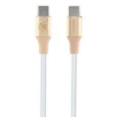 Guess - Guess USB-C till USB-C kabel 1.5m Ebossed Logo - Guld