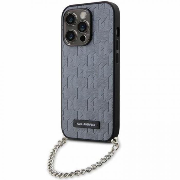 KARL LAGERFELD - KARL LAGERFELD iPhone 14 Pro Max Mobilskal Monogram Chain