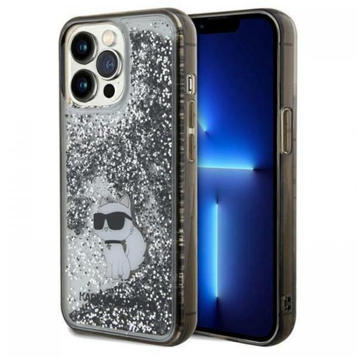 KARL LAGERFELD - KARL LAGERFELD iPhone 13 Pro/13 Mobilskal Liquid Glitter Choupette