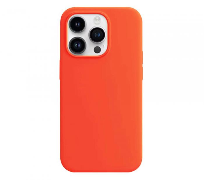 A-One Brand - iPhone 14 Pro Skal Magsafe Silicone Ultra Slim - Orange